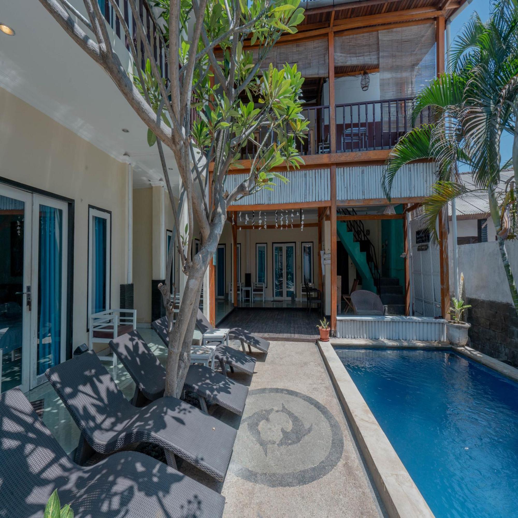 Gili White Bamboo Resort Gili Trawangan Kültér fotó